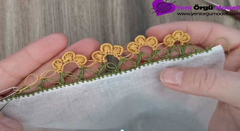 Sıralı Fıstık Oyası Yapılışı Videolu Anlatım