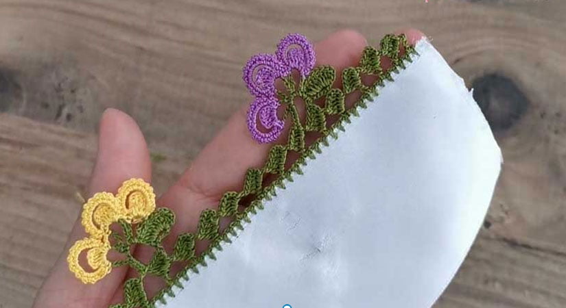 Üç Yapraklı Menekşe Oyası Yapılışı Videolu Anlatım