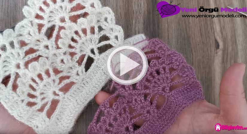 Simli İple Çiçekli Gelinkız Yeleği Yapılışı Videolu Anlatım