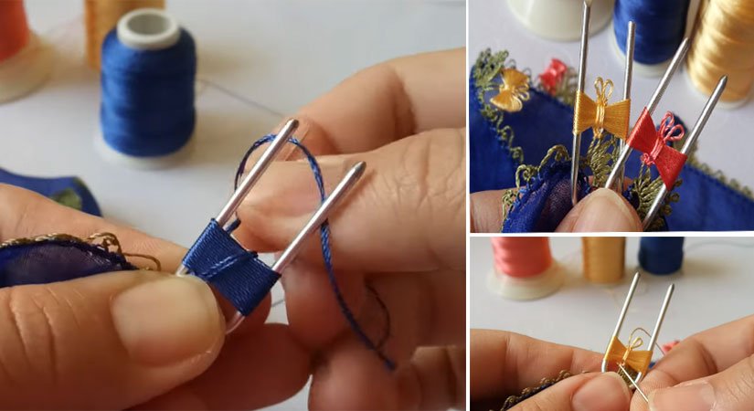 Fiyonklu İğne Oyası Yapılışı Videolu Anlatım