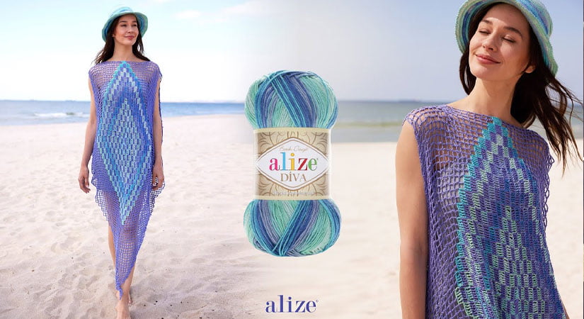 Örgü Plaj Elbisesi  Videolu Yapılış Kılavuzu