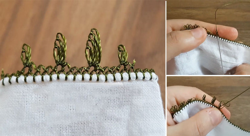 İğne Oyası Sinek Kanadı Yapılışı Videolu Anlatım