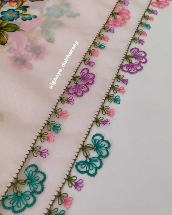 Son Çıkan İğne Oyası Modelleri